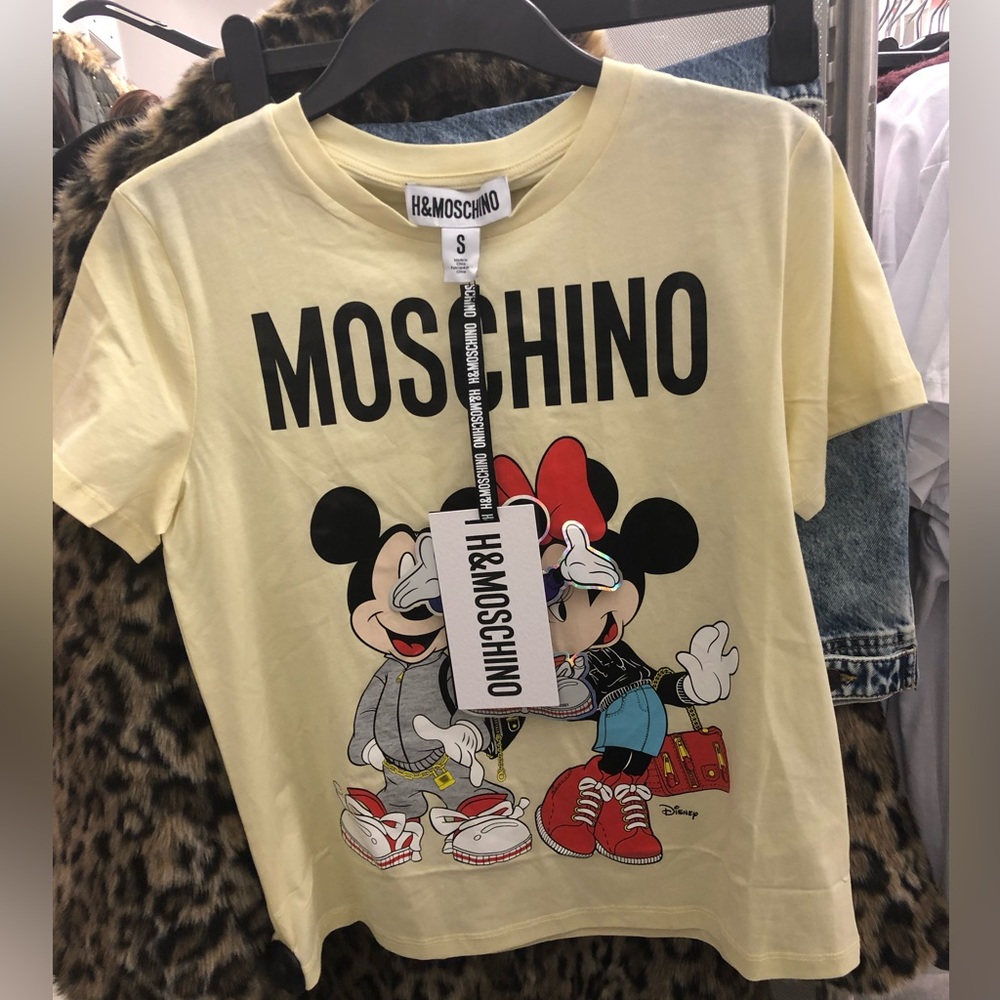 Moschino H&M Disney Mickey Minnie T-Shirt